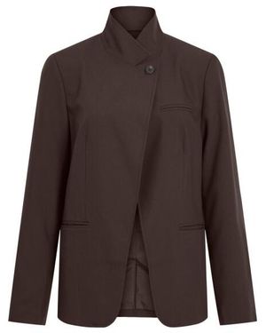 Vila Vibeata L/S Blazer 14120884 Coffee Bean - Bruin