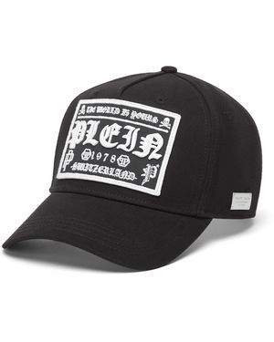 Philipp Plein Baseballpet Gothic Plein - Zwart