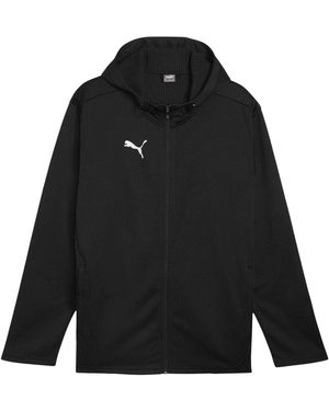 PUMA Teamfinal Trainingsjack /Zilver) - Zwart