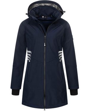 Arctic Seven Softshell Jas As-305 – Lang, Waterafstotend, Reflecterend - Blauw