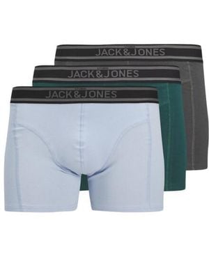 Jack & Jones Jacaiden Solid Trunks 3 Pack Sn Dessin - Grijs