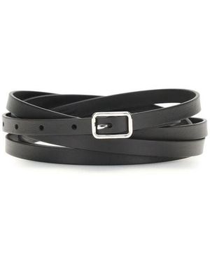 Givenchy Zwarte Kalfsleren Bos Taurus Riem