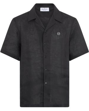 Philipp Plein Bowling Shirt Basic - Zwart