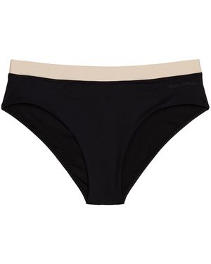 Marc O' Polo Marc O'Polo Vrouwen Bikini Broekjes Contrast Binding - Zwart