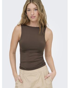 ONLY Onlea S/L 2-Ways Fit Top Jrs Noos - Groen