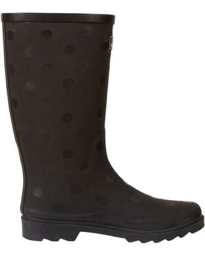 Trespass Adult Elena Polka Dot Wellington Boots - Black