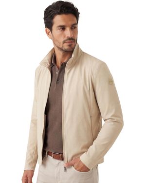Colmar Zomerjas Effen Creme Slim Fit - Naturel