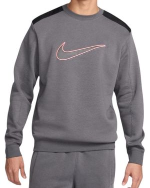 Nike Sweatshirt Met Swoosh-Logo - Grijs