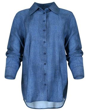 Maicazz Wi24.20.003 Lenna Blouse Vintage - Blauw