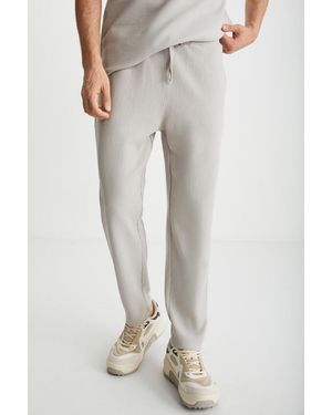 Grimelange Elastic Waist Drawstring Joggers - Multicolour