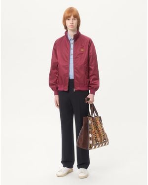 Valentino Garavani Blouson With Vlogo Patch - Red