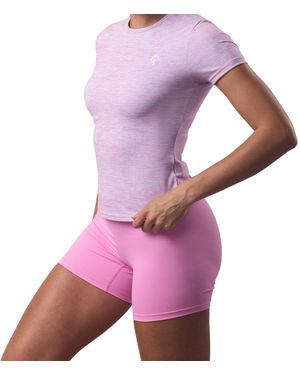Gym King T-Shirt Met Ronde Hals, Maat 365, Normale Pasvorm - Paars