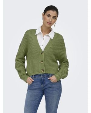 ONLY Carol Nice Gebreid Vest - Groen