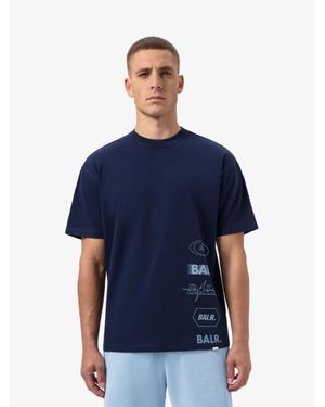 BALR Tags Box T-Shirt - Blauw