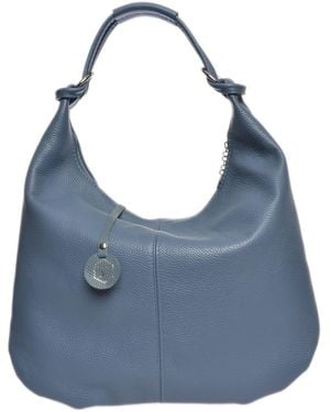 Luisa Vannini Rundleer Tas - Blauw