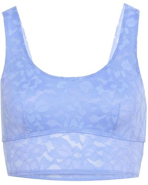 Joop! Jeans Vrouwen Bustier Allover Lace - Blauw