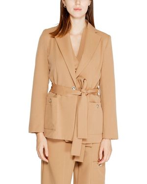 Rinascimento Polyester Blazer - Naturel