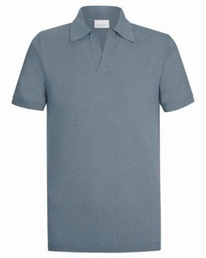 Profuomo Polo Denim - Blauw