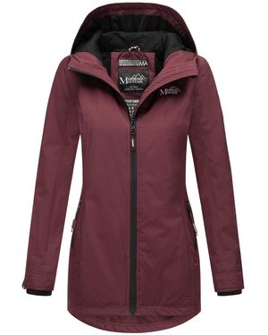 Marikoo Overgangsjas Honigbeere Met Capuchon - Rood