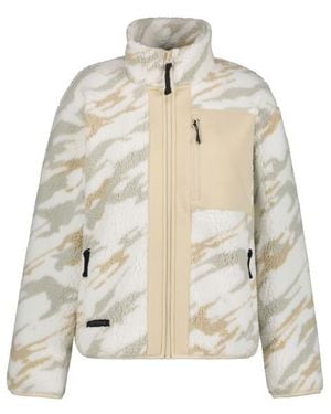 Icepeak Amory Fleece Sweater Met Rits - Naturel