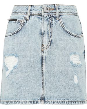 Philipp Plein Minirok - Blauw