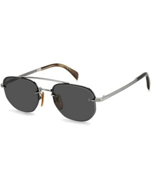 David Beckham Mannen Zonnebril 53/17/150 Mm Metaal - Metallic