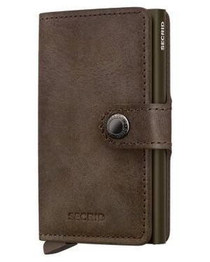 Secrid Mini Wallet Mv Oak - Bruin