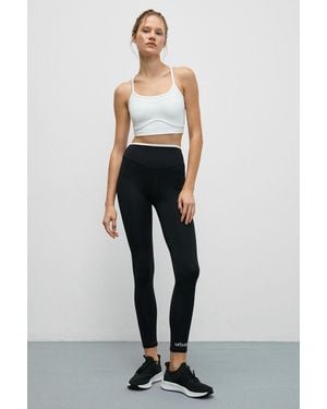 Grimelange High Waist Slim Fit Leggings - Black