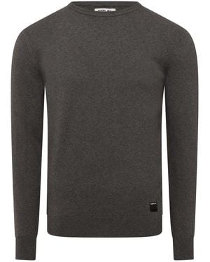 Replay Knitted Crewneck Sweatshirt - Grey