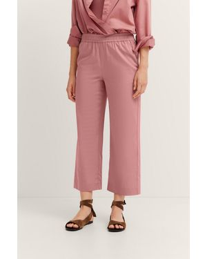 Bugatti Damen Broek Met Flexibele Tailleband - Roze