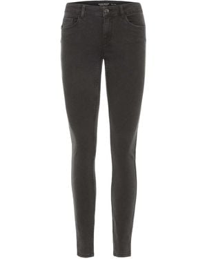 Vero Moda Slim-Fit Jeans Met 5 Zakken Voor (Donkergrijs) - Zwart