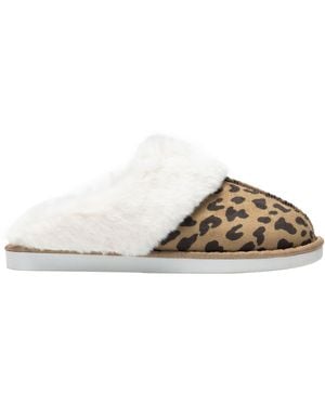 Regatta Ladies Tulsy Leopard Print Mules (Multicoloured) - Green