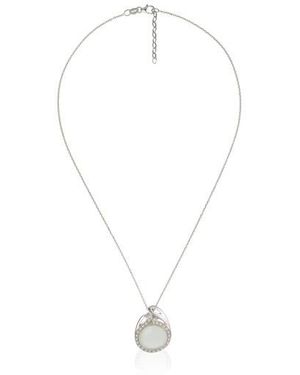 Orphelia 925 Sterling Pendant With Chain - Metallic