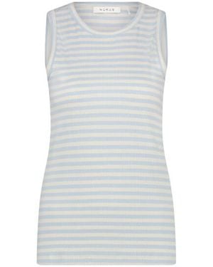 Nukus Stefania Singlet Stripes Nks06004 - Grijs