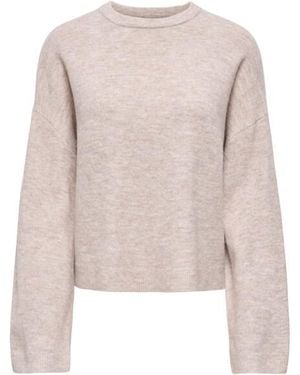 ONLY Onlsimoni/S O-Neck Pullover Knt N 15368976 Pumice - Meerkleurig