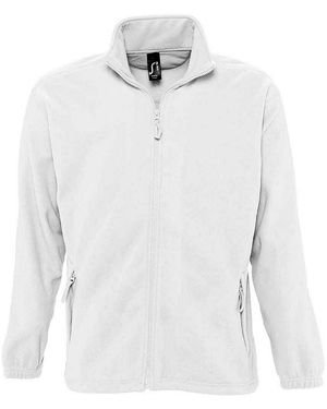 Sol's Volwassen Uniseks Fleecejack North - Wit