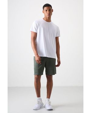 TOMMY LIFE Solid Sweat Shorts - Multicolour
