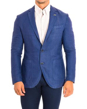 La Martina Long Sleeve Jacket Jmja01-Tw202 - Blue