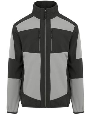 Regatta Adult E-Volve 2 Layer Soft Shell Jacket (Mineral/Ash) - Black