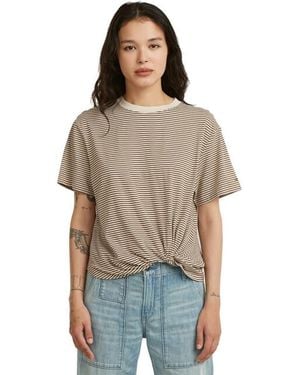 G-Star Stripe Relaxed Knot R T Wmn - Bruin