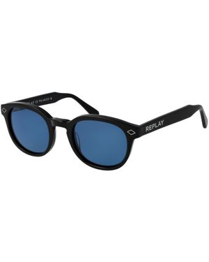 Replay Acetate Sunglasses - Blue