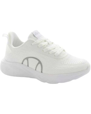 Ellesse Como Logo Laaggesneden Trainers - Wit