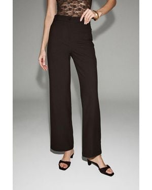 Grimelange Straight-Leg Pull-On Trousers - Black