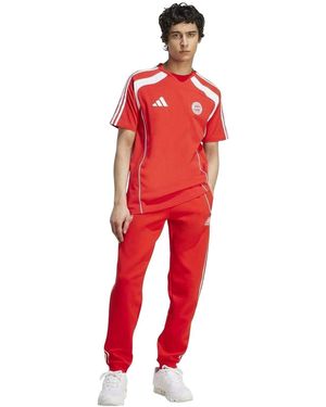 PUMA Volwassen Fc Bayern München T-Shirt Wit) - Rood