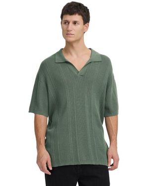 Solid Solid Casual T-Shirt - Groen