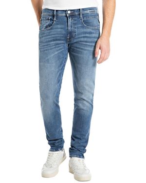 Replay Broeken Spijker Normale Fit - Blauw