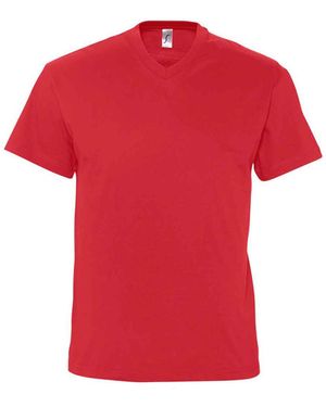 Sol's Victory V-Hals T-Shirt - Rood
