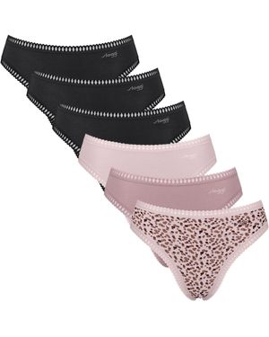 Sloggi Go Crush High Leg C6P Slip - Zwart
