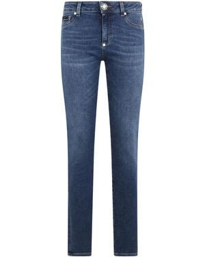 Philipp Plein Super Stretch Jeggings Basic - Blauw