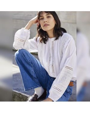 Fransa Blouse 20617459-114800 - Blauw